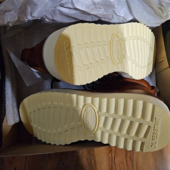 Wolverine Mens Men's Loader Work Wedge Brown Boot- Men US7 size - Picture 4 of 6